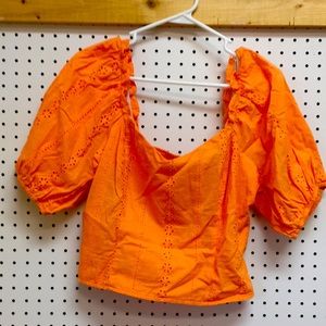 Women's SZ XL Wild Fable Orange Blouse new
